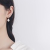 image:imageNonnyl Golden Pearl Earrings AAAA Quality Genuine Real White Pearl 89mm 925 Sterling Silver Plated 18K Gold  Birthday Anniversary Jewelry Gifts for Women Wife Her