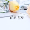 image:imageNonnyl Infinity Pearl Earrings AAAAA Quality Genuine Real White Pearl 89mm 925 Sterling Silver Plated 18K Gold  Birthday Anniversary Jewelry Gifts for Women Her