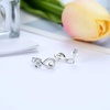 image:imageNonnyl Infinity Pearl Earrings AAAAA Quality Genuine Real White Pearl 89mm 925 Sterling Silver Plated 18K Gold  Birthday Anniversary Jewelry Gifts for Women Her