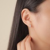 image:imageNonnyl S925 Sterling Silver Pearl Earrings Handpicked AAA Quality 758mm White Freshwater Cultured Pearl Cubic Zirconia Earrings Fine Jewelry Gifts for Women Mom Wife Her