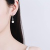 image:imageNonnyl Sterling Silver Real White Freshwater Cultured Pearl Earrings for Women  Moissanite Earring for Women Fine Jewelry  Christmas Gifts for Wife Mom Girlfriend Anniversary Birthday Ball