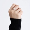 image:imagePearl Ring for Women 885mm Plain Ring Open Eternity Band for Women Freshwater Cultured PearlsValentines Mothers Day Christmas Gifts Wife Mom Girlfriend Anniversary Birthday Fine Jewelry Gifts for Her