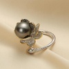 image:imageTahitian Black Pearl Rings Jewelry For Women Fashion Christmas Gifts Wife Mom Girlfriend Anniversary Birthday Fine Jewelry Gifts for Her NO33236