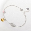 image:imageWife Jewelry Gifts  Genuine South Sea Golden Pearl Jewelry Bracelet for Women Birthday Jewelry for Girlfriend Valentines Day for Wife Mothers Day for Mom Grandma Gifts for Her NO33687