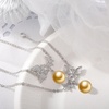 image:imageWife Jewelry Gifts  Genuine South Sea Golden Pearl Jewelry Bracelet for Women Birthday Jewelry for Girlfriend Valentines Day for Wife Mothers Day for Mom Grandma Gifts for Her NO33670