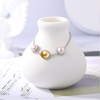 image:imageWife Jewelry Gifts  Genuine South Sea Golden Pearl Jewelry Bracelet for Women Birthday Jewelry for Girlfriend Valentines Day for Wife Mothers Day for Mom Grandma Gifts for Her NO33669