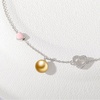 image:imageWife Jewelry Gifts  Genuine South Sea Golden Pearl Jewelry Bracelet for Women Birthday Jewelry for Girlfriend Valentines Day for Wife Mothers Day for Mom Grandma Gifts for Her NO33687