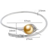 image:imageWife Jewelry Gifts  Genuine South Sea Golden Pearl Jewelry Bracelet for Women Birthday Jewelry for Girlfriend Valentines Day for Wife Mothers Day for Mom Grandma Gifts for Her NO33710