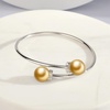 image:imageWife Jewelry Gifts  Genuine South Sea Golden Pearl Jewelry Bracelet for Women Birthday Jewelry for Girlfriend Valentines Day for Wife Mothers Day for Mom Grandma Gifts for Her NO33713