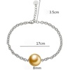image:imageWife Jewelry Gifts  Genuine South Sea Golden Pearl Jewelry Bracelet for Women Birthday Jewelry for Girlfriend Valentines Day for Wife Mothers Day for Mom Grandma Gifts for Her NO33693