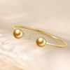 image:imageWife Jewelry Gifts  Genuine South Sea Golden Pearl Jewelry Bracelet for Women Birthday Jewelry for Girlfriend Valentines Day for Wife Mothers Day for Mom Grandma Gifts for Her NO33701