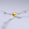 image:imageWife Jewelry Gifts  Genuine South Sea Golden Pearl Jewelry Bracelet for Women Birthday Jewelry for Girlfriend Valentines Day for Wife Mothers Day for Mom Grandma Gifts for Her NO33673