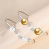 image:imageWife Jewelry Gifts  Genuine South Sea Golden Pearl Jewelry Bracelet for Women Birthday Jewelry for Girlfriend Valentines Day for Wife Mothers Day for Mom Grandma Gifts for Her NO33701