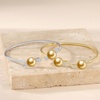 image:imageWife Jewelry Gifts  Genuine South Sea Golden Pearl Jewelry Bracelet for Women Birthday Jewelry for Girlfriend Valentines Day for Wife Mothers Day for Mom Grandma Gifts for Her NO33701