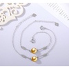 image:imageWife Jewelry Gifts  Genuine South Sea Golden Pearl Jewelry Bracelet for Women Birthday Jewelry for Girlfriend Valentines Day for Wife Mothers Day for Mom Grandma Gifts for Her NO33667