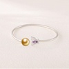 image:imageWife Jewelry Gifts  Genuine South Sea Golden Pearl Jewelry Bracelet for Women Birthday Jewelry for Girlfriend Valentines Day for Wife Mothers Day for Mom Grandma Gifts for Her NO33690