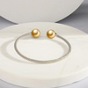 image:imageWife Jewelry Gifts  Genuine South Sea Golden Pearl Jewelry Bracelet for Women Birthday Jewelry for Girlfriend Valentines Day for Wife Mothers Day for Mom Grandma Gifts for Her NO33711