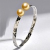 image:imageWife Jewelry Gifts  Genuine South Sea Golden Pearl Jewelry Bracelet for Women Birthday Jewelry for Girlfriend Valentines Day for Wife Mothers Day for Mom Grandma Gifts for Her NO33704