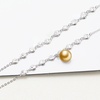 image:imageWife Jewelry Gifts  Genuine South Sea Golden Pearl Jewelry Bracelet for Women Birthday Jewelry for Girlfriend Valentines Day for Wife Mothers Day for Mom Grandma Gifts for Her NO33697