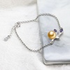 image:imageWife Jewelry Gifts  Genuine South Sea Golden Pearl Jewelry Bracelet for Women Birthday Jewelry for Girlfriend Valentines Day for Wife Mothers Day for Mom Grandma Gifts for Her NO33688