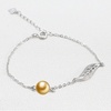 image:imageWife Jewelry Gifts  Genuine South Sea Golden Pearl Jewelry Bracelet for Women Birthday Jewelry for Girlfriend Valentines Day for Wife Mothers Day for Mom Grandma Gifts for Her NO33689