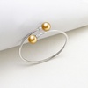 image:imageWife Jewelry Gifts  Genuine South Sea Golden Pearl Jewelry Bracelet for Women Birthday Jewelry for Girlfriend Valentines Day for Wife Mothers Day for Mom Grandma Gifts for Her NO33713