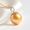 image:imageWife Jewelry Plated 18K Gold  Genuine South Sea Golden Pearl Jewelry Pendant Necklace for Women Birthday Jewelry for Girlfriend Valentines Day for Wife Mothers Day for Mom Grandma NO11247