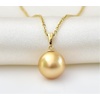 image:imageWife Jewelry Plated 18K Gold  Genuine South Sea Golden Pearl Jewelry Pendant Necklace for Women Birthday Jewelry for Girlfriend Valentines Day for Wife Mothers Day for Mom Grandma NO11277