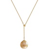 image:imageWife Jewelry Plated 18K Gold  Genuine South Sea Golden Pearl Jewelry Pendant Necklace for Women Birthday Jewelry for Girlfriend Valentines Day for Wife Mothers Day for Mom Grandma NO11301