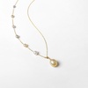 image:imageWife Jewelry Plated 18K Gold  Genuine South Sea Golden Pearl Jewelry Pendant Necklace for Women Birthday Jewelry for Girlfriend Valentines Day for Wife Mothers Day for Mom Grandma NO11282