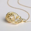 image:imageWife Jewelry Plated 18K Gold  Genuine South Sea Golden Pearl Jewelry Pendant Necklace for Women Birthday Jewelry for Girlfriend Valentines Day for Wife Mothers Day for Mom Grandma NO11251