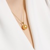 image:imageWife Jewelry Plated 18K Gold  Genuine South Sea Golden Pearl Jewelry Pendant Necklace for Women Birthday Jewelry for Girlfriend Valentines Day for Wife Mothers Day for Mom Grandma NO11256