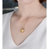 image:imageWife Jewelry Plated 18K Gold  Genuine South Sea Golden Pearl Jewelry Pendant Necklace for Women Birthday Jewelry for Girlfriend Valentines Day for Wife Mothers Day for Mom Grandma NO11253