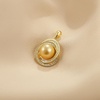 image:imageWife Jewelry Plated 18K Gold  Genuine South Sea Golden Pearl Jewelry Pendant Necklace for Women Birthday Jewelry for Girlfriend Valentines Day for Wife Mothers Day for Mom Grandma NO11310
