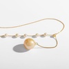 image:imageWife Jewelry Plated 18K Gold  Genuine South Sea Golden Pearl Jewelry Pendant Necklace for Women Birthday Jewelry for Girlfriend Valentines Day for Wife Mothers Day for Mom Grandma NO11302