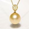 image:imageWife Jewelry Plated 18K Gold  Genuine South Sea Golden Pearl Jewelry Pendant Necklace for Women Birthday Jewelry for Girlfriend Valentines Day for Wife Mothers Day for Mom Grandma NO11235