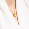 image:imageWife Jewelry Plated 18K Gold  Genuine South Sea Golden Pearl Jewelry Pendant Necklace for Women Birthday Jewelry for Girlfriend Valentines Day for Wife Mothers Day for Mom Grandma NO11268