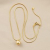 image:imageWife Jewelry Plated 18K Gold  Genuine South Sea Golden Pearl Jewelry Pendant Necklace for Women Birthday Jewelry for Girlfriend Valentines Day for Wife Mothers Day for Mom Grandma NO11307