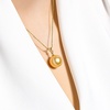 image:imageWife Jewelry Plated 18K Gold  Genuine South Sea Golden Pearl Jewelry Pendant Necklace for Women Birthday Jewelry for Girlfriend Valentines Day for Wife Mothers Day for Mom Grandma NO11267