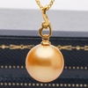 image:imageWife Jewelry Plated 18K Gold  Genuine South Sea Golden Pearl Jewelry Pendant Necklace for Women Birthday Jewelry for Girlfriend Valentines Day for Wife Mothers Day for Mom Grandma NO11280