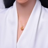 image:imageWife Jewelry Plated 18K Gold  Genuine South Sea Golden Pearl Jewelry Pendant Necklace for Women Birthday Jewelry for Girlfriend Valentines Day for Wife Mothers Day for Mom Grandma NO11278