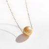 image:imageWife Jewelry Plated 18K Gold  Genuine South Sea Golden Pearl Jewelry Pendant Necklace for Women Birthday Jewelry for Girlfriend Valentines Day for Wife Mothers Day for Mom Grandma NO11297