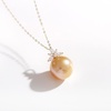 image:imageWife Jewelry Plated 18K Gold  Genuine South Sea Golden Pearl Jewelry Pendant Necklace for Women Birthday Jewelry for Girlfriend Valentines Day for Wife Mothers Day for Mom Grandma NO11289