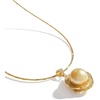 image:imageWife Jewelry Plated 18K Gold  Genuine South Sea Golden Pearl Jewelry Pendant Necklace for Women Birthday Jewelry for Girlfriend Valentines Day for Wife Mothers Day for Mom Grandma NO11303