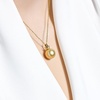 image:imageWife Jewelry Plated 18K Gold  Genuine South Sea Golden Pearl Jewelry Pendant Necklace for Women Birthday Jewelry for Girlfriend Valentines Day for Wife Mothers Day for Mom Grandma NO11276