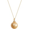 image:imageWife Jewelry Plated 18K Gold  Genuine South Sea Golden Pearl Jewelry Pendant Necklace for Women Birthday Jewelry for Girlfriend Valentines Day for Wife Mothers Day for Mom Grandma NO11284