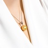 image:imageWife Jewelry Plated 18K Gold  Genuine South Sea Golden Pearl Jewelry Pendant Necklace for Women Birthday Jewelry for Girlfriend Valentines Day for Wife Mothers Day for Mom Grandma NO11257
