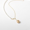 image:imageWife Jewelry Plated 18K Gold  Genuine South Sea Golden Pearl Jewelry Pendant Necklace for Women Birthday Jewelry for Girlfriend Valentines Day for Wife Mothers Day for Mom Grandma NO11309