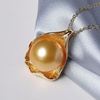image:imageWife Jewelry Plated 18K Gold  Genuine South Sea Golden Pearl Jewelry Pendant Necklace for Women Birthday Jewelry for Girlfriend Valentines Day for Wife Mothers Day for Mom Grandma NO11250