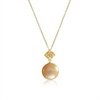 image:imageWife Jewelry Plated 18K Gold  Genuine South Sea Golden Pearl Jewelry Pendant Necklace for Women Birthday Jewelry for Girlfriend Valentines Day for Wife Mothers Day for Mom Grandma NO11283